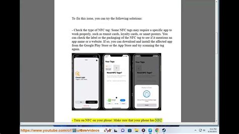 no supported tag for nfc|fix nfc not working on iphone.